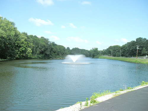 Piqua, OH: Echo Lake from Linear Park path