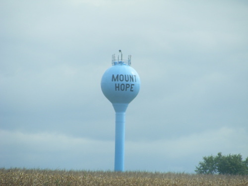 Mount Hope, WI: Mount Hope water Tower