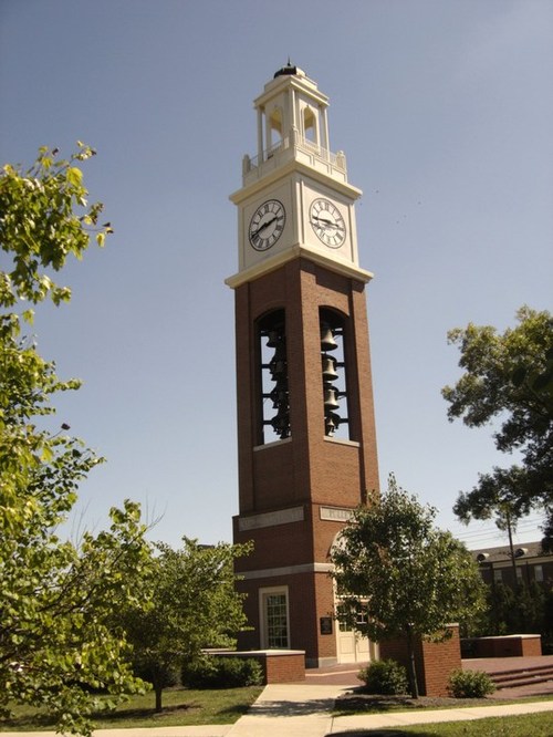 Oxford, OH: Pulley Clock Tower on the Miami University Campus