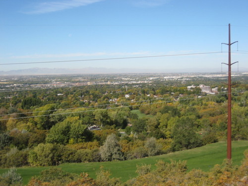 Ogden, UT: View of Ogden from behind Weber State University (in the summer/fall)