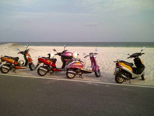 Pensacola, FL: Mopeds on the Beach