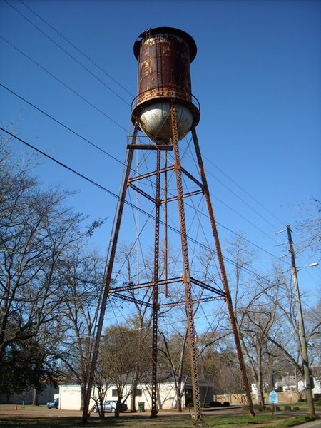 Shellman, GA: Shellman Old Water Tower and Post Office