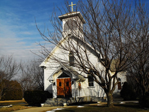 Mullica Hill, NJ: an old church in mullica hill