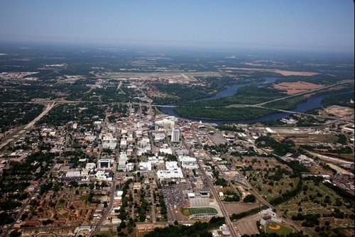 Montgomery, AL: aerial view of the GUMP