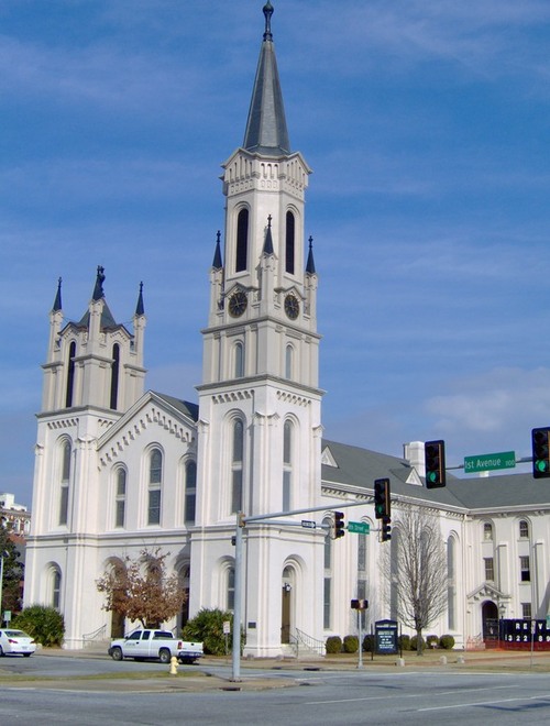 Columbus, GA: The beautiful First Presbyterian Church of Columbus.