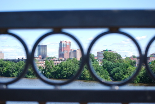Manchester, NH: From the Hands Across the Merrimack Bridge