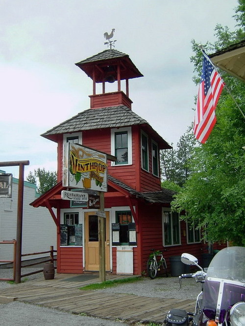 Winthrop, WA: Brewing House_Restaurant June 2006