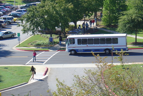 Carrollton, GA: University of West Georgia TLC Bus Stop West Ga Drive