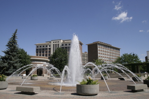 Terre Haute, IN: ISU Fountain