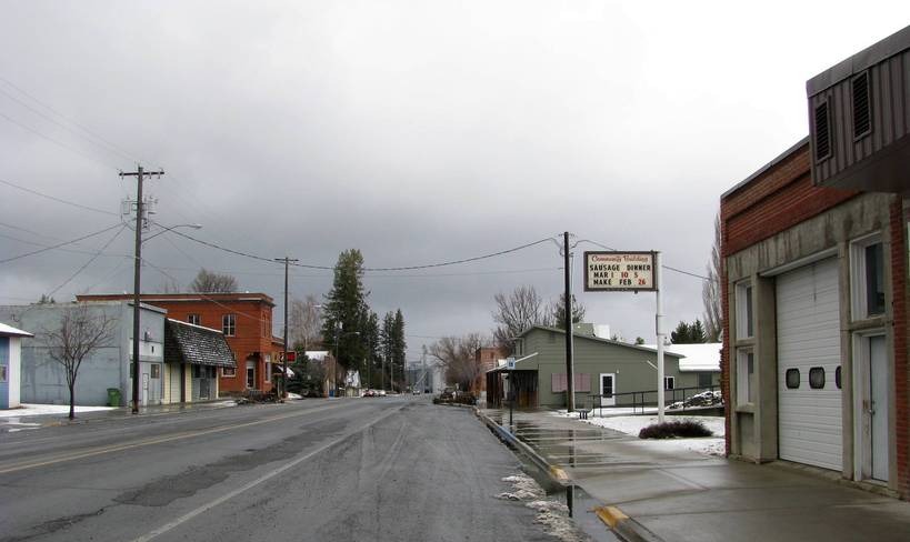 Uniontown, WA: Uniontown Main Street 3-5-09