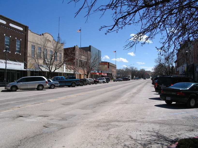 Chadron, NE: Downtown Chadron on Main Street
