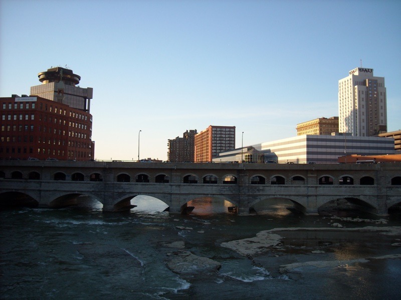 Rochester, NY: Downtown Rochester and Genesse River
