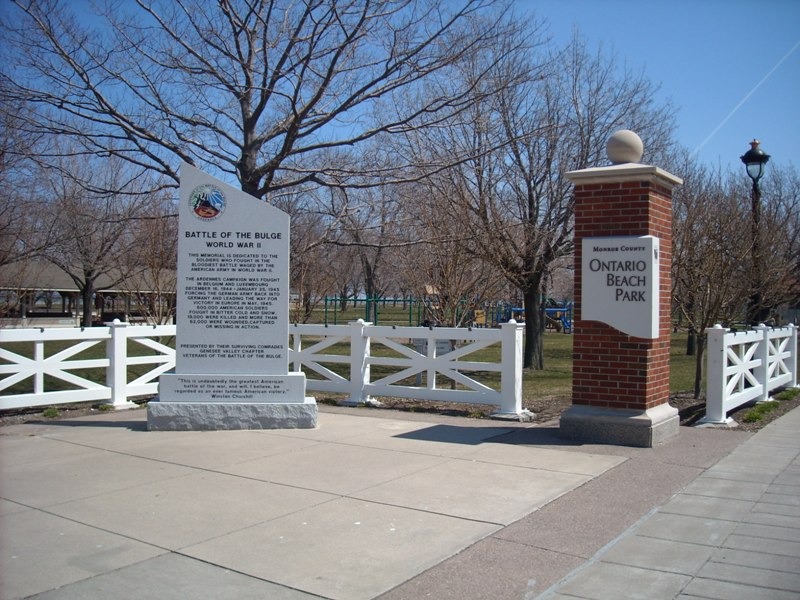 Rochester, NY: Battle Of The Bulge Veterans Monument - Ontario Beach Park - Lake Ontario