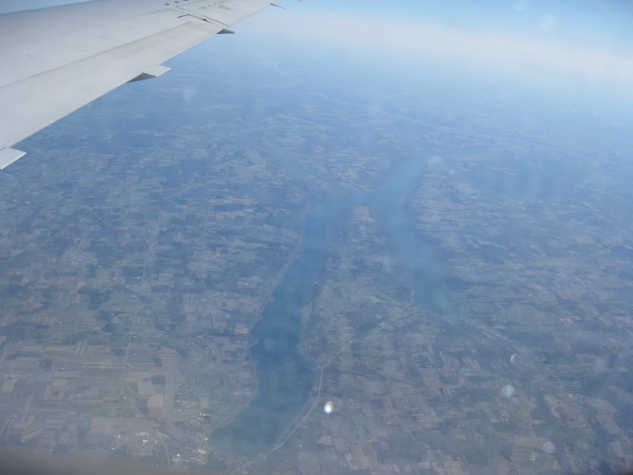 Penn Yan, NY aerial penn yan flight from MKE to EWR photo, picture