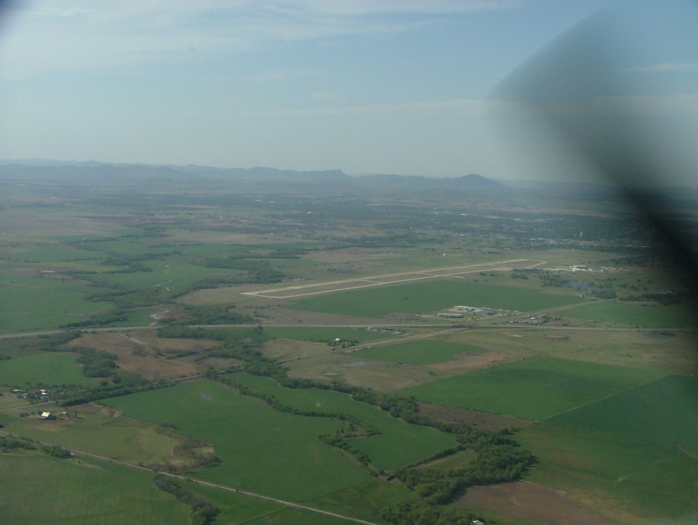 Lawton OK Lawton Airport Looking Northwest From The Air Photo   Vfiles35327 