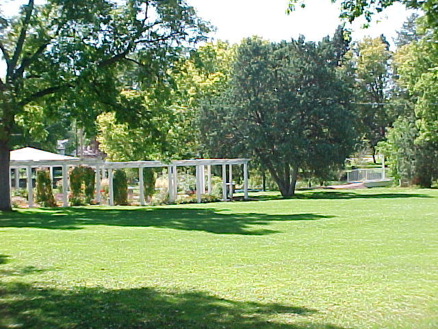 Alliance, NE: Historic Central Park Sunken Gardens-Product of WPA projects