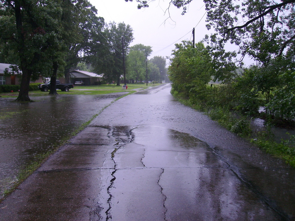 Hooks, TX: hooks refuses to improve drainage, "its not our responsibility" woman in city hall claims.