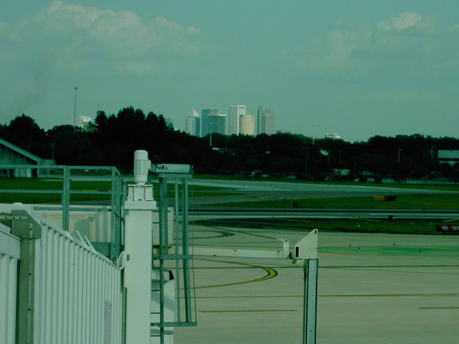 Tampa, FL: skyline from TPA