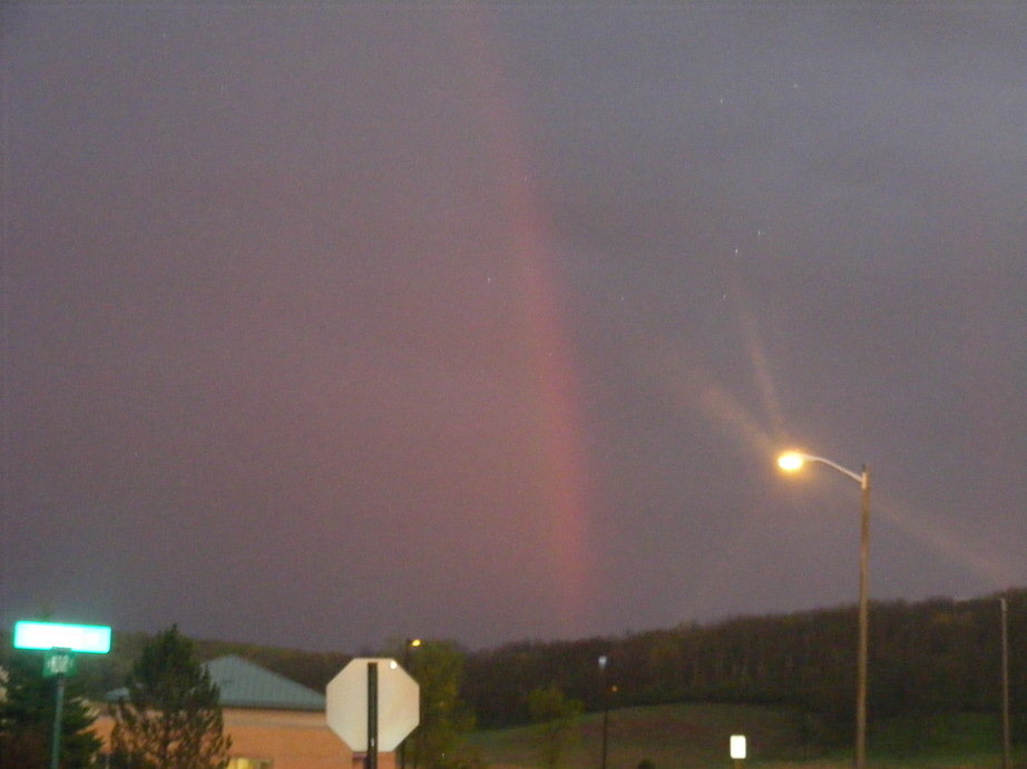 Cross Plains, WI: Rainbow in Cross Plains