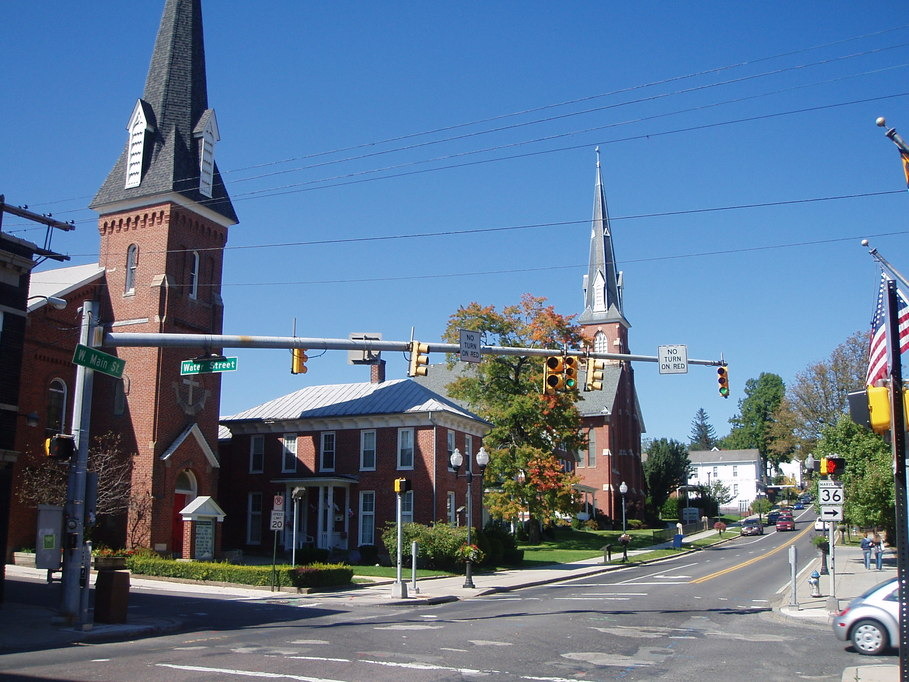 Frostburg, MD: Churches on Main St.