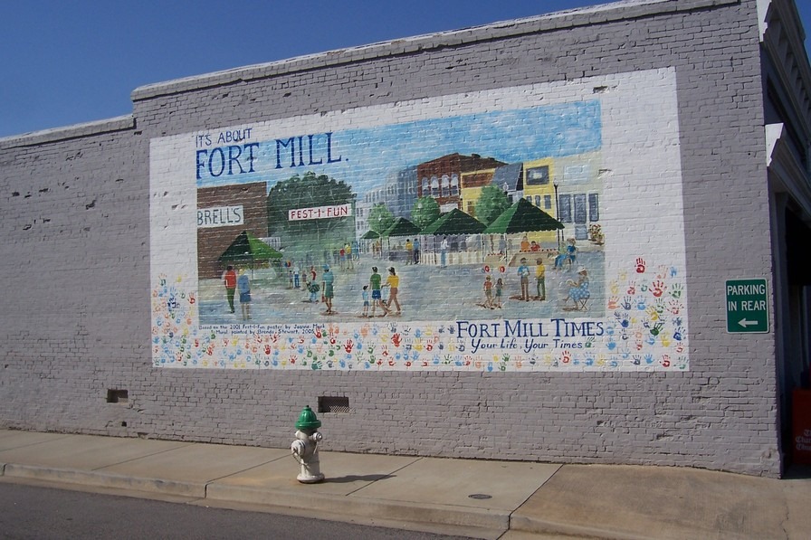 Fort Mill, SC: Fort Mill tribute mural