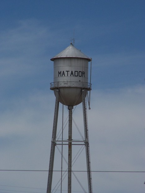 Matador, TX : City of Matador Water Tower photo, picture, image (Texas ...