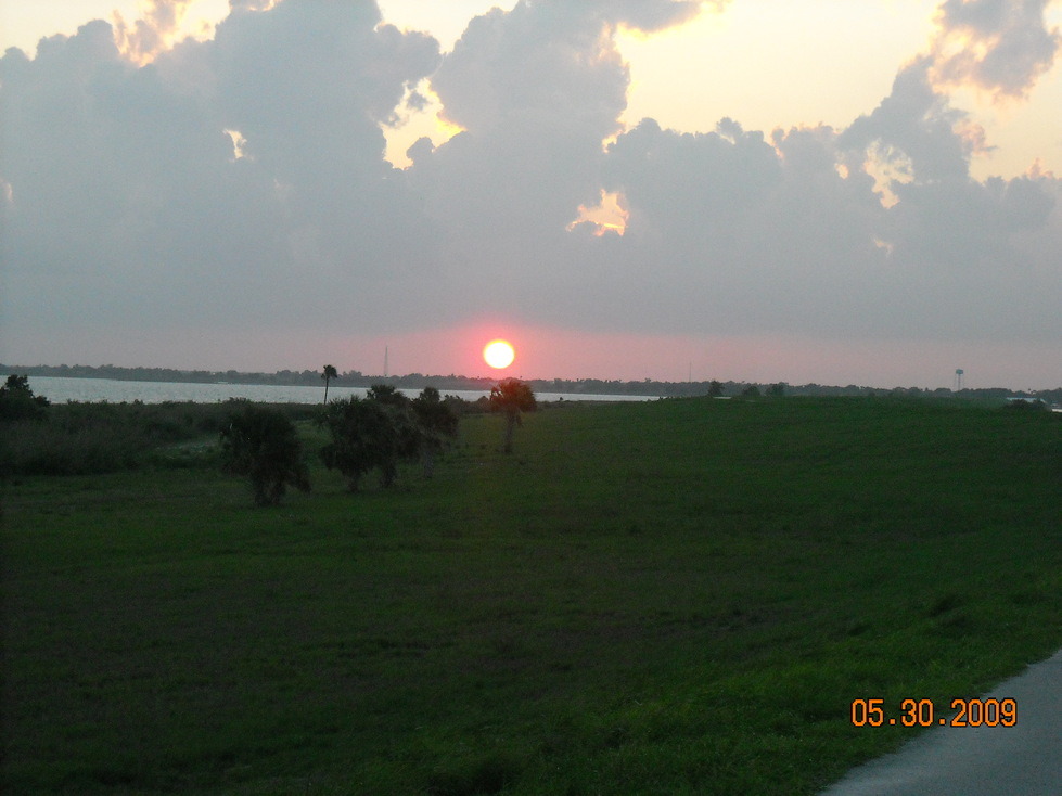 Pahokee, FL Sunset over Lake Okeechobee photo, picture, image