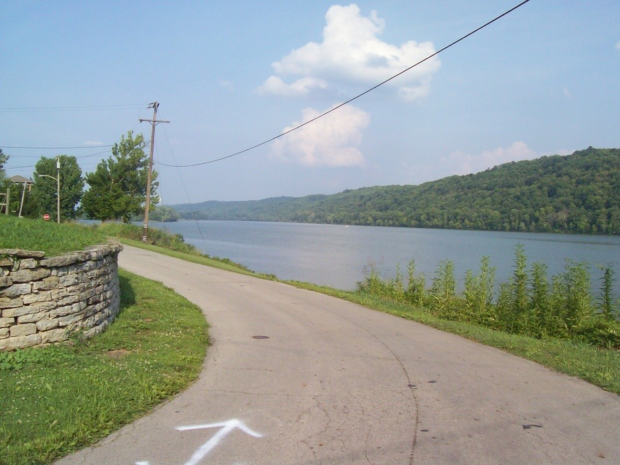 West Manchester, OH: THE OHIO RIVER.