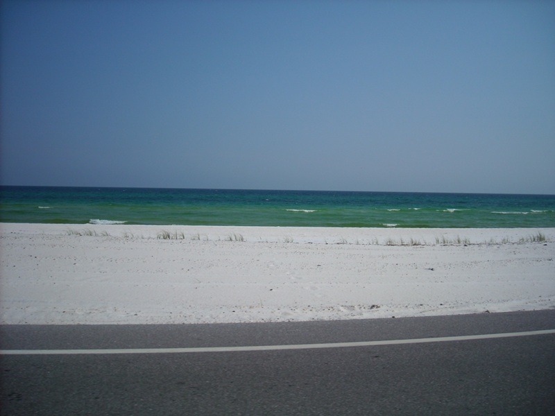 Gulf Breeze, FL: Gulf of Mexico emerald green water, hence area nickname of Emerald Coast - Navarre Beach