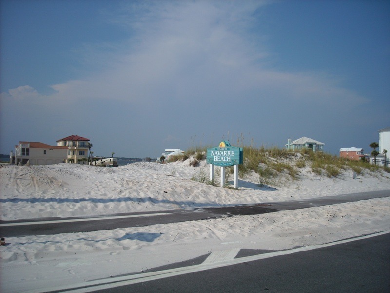 Gulf Breeze, FL: Navarre Beach Welcome Sign
