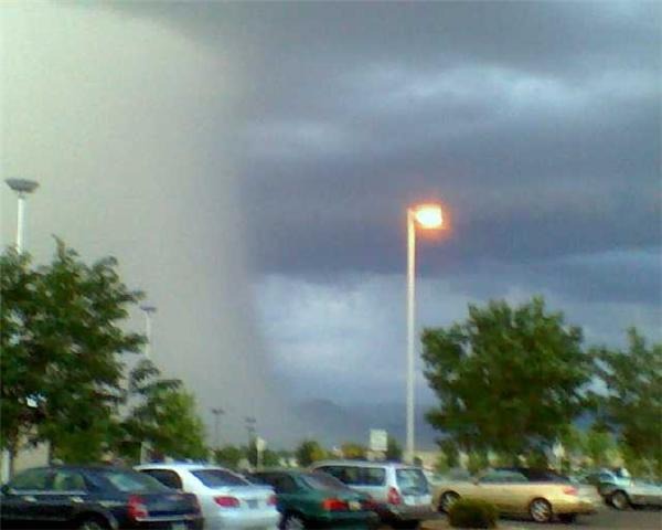 Prescott Valley, AZ: June 2009 - Raining by High School ~ Not Raining at Dippin' Dots ~~~ PV