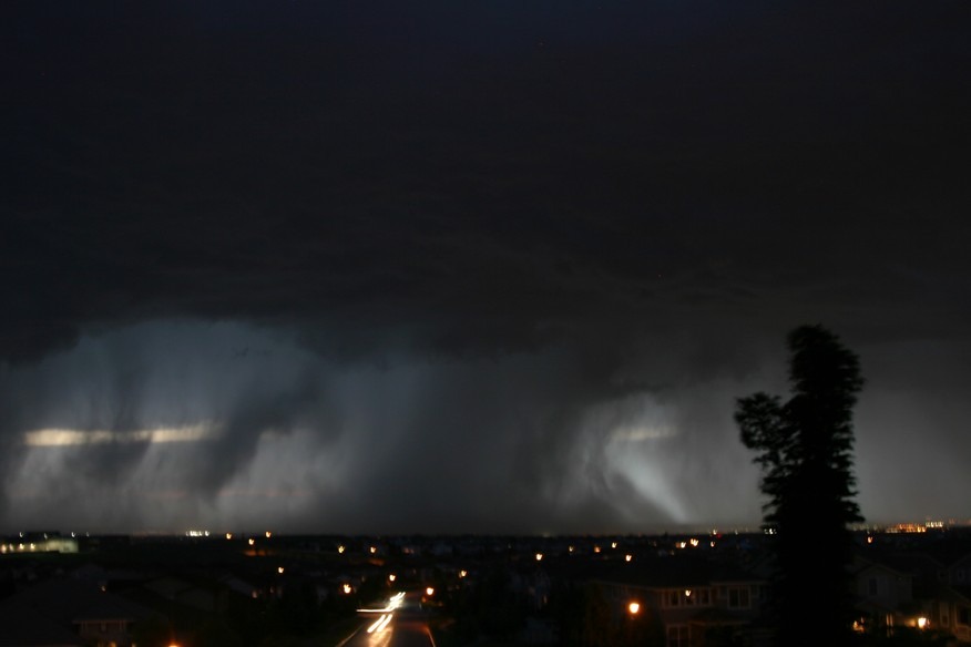 Highlands Ranch, CO: Huge downpour over Highlands Ranch July 2009