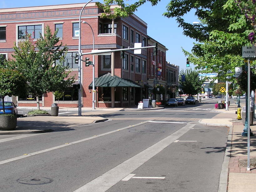 Auburn, WA : From City Hall looking West on Main St. photo, picture