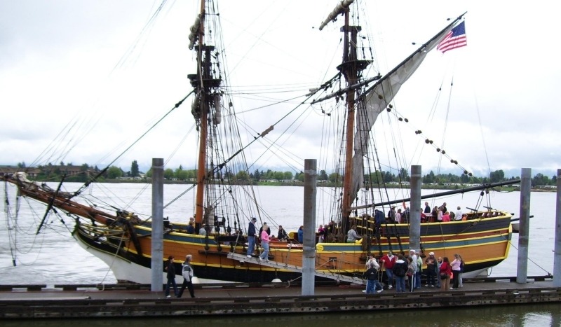 Vancouver, WA: Lady Washington docked in Vancouver