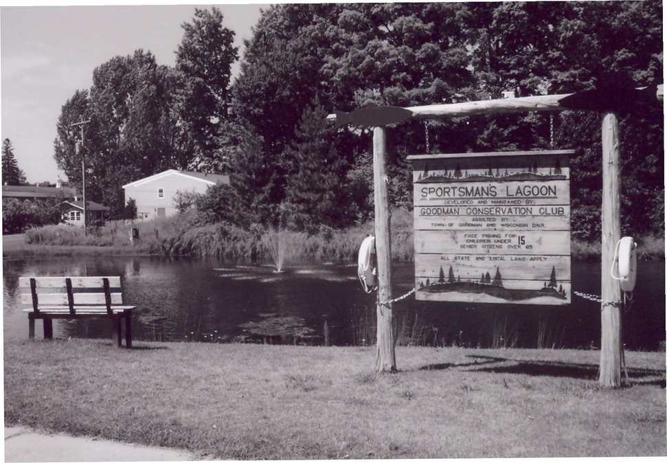 Goodman, WI: Sportsman Club Fishing Pond in Goodman