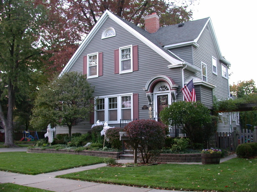 Dearborn, MI: Historic Ford Home (1919 - 1920). One of the many homes built by Henry Ford to house his workers. They are located in the historic Ford Home area of Dearborn.