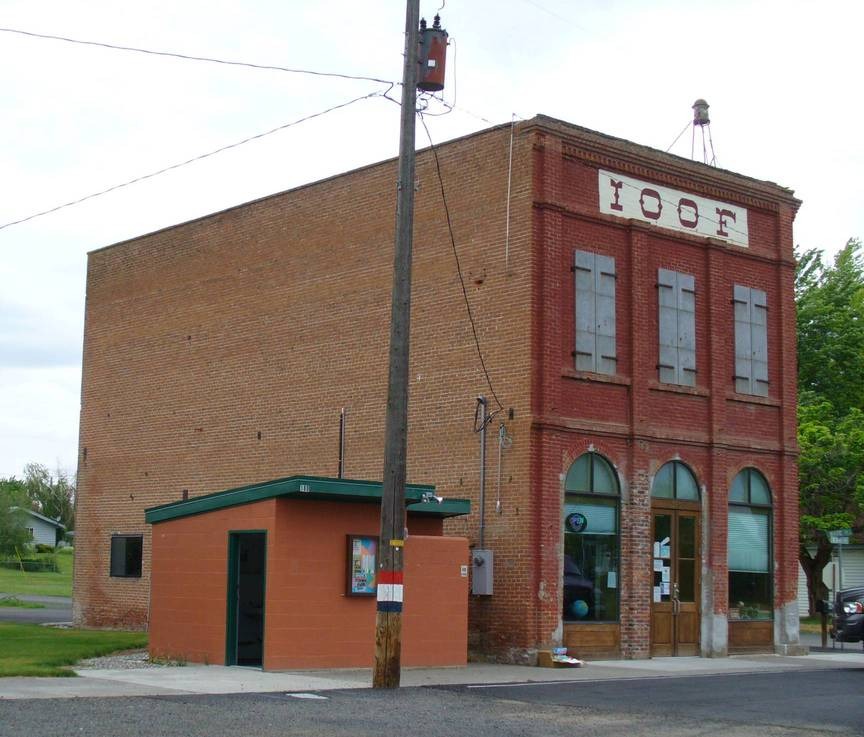 Adams, OR : Adams old IOOF building with annex photo, picture, image ...