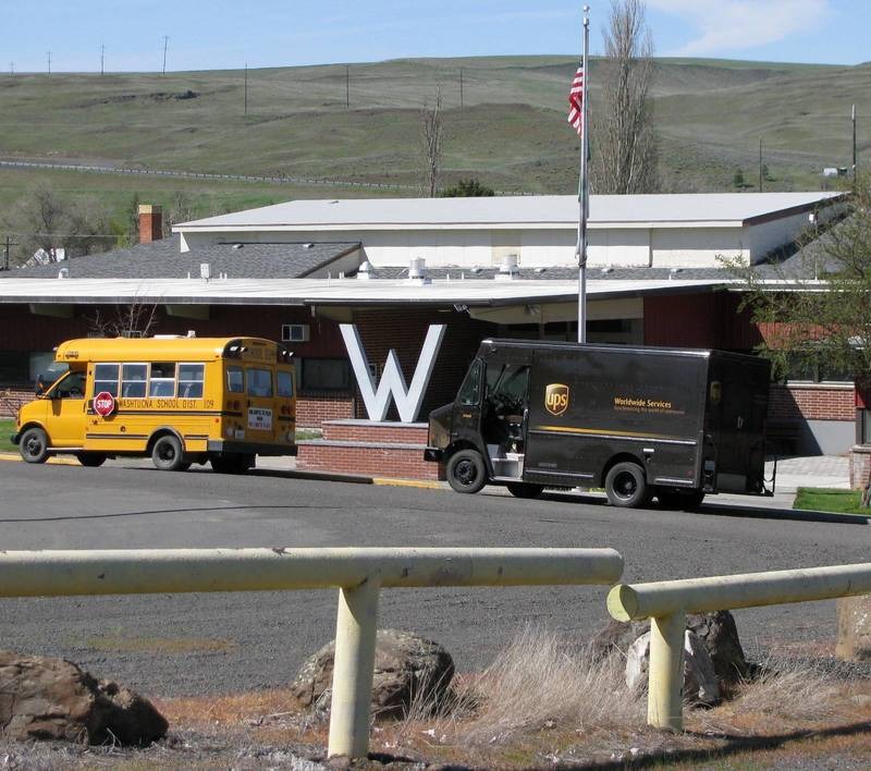 Washtucna, WA: Washtucna school 2009