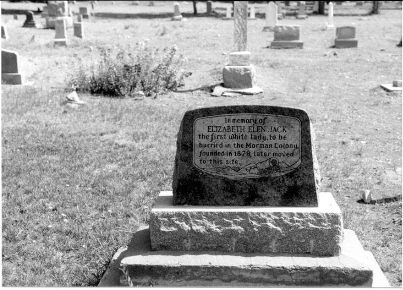 Manassa, CO: First White Woman buried in the Mormon Colony