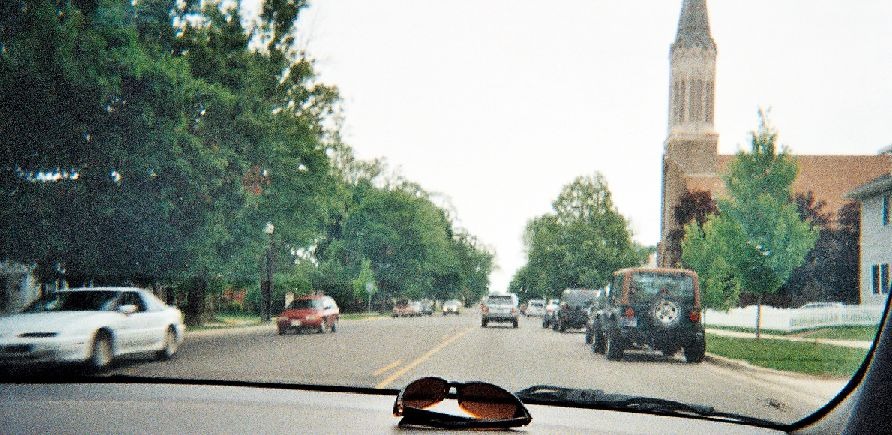 Peru, IN: Quiet Serene Main St in Peru, IN June 2009