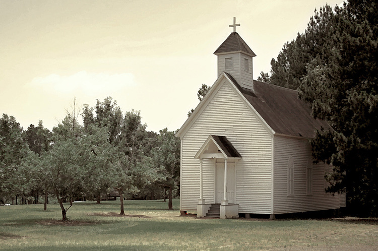 Rusk, TX: Church at Rush State Park