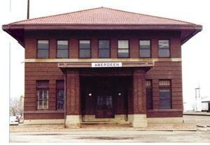Aberdeen, SD: Milwaukee RR Depot