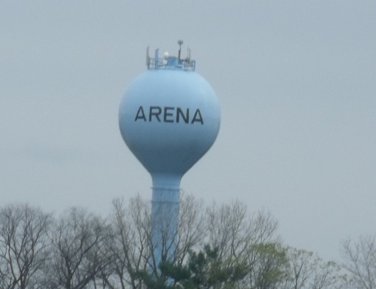 Arena, WI: Arena Water tower