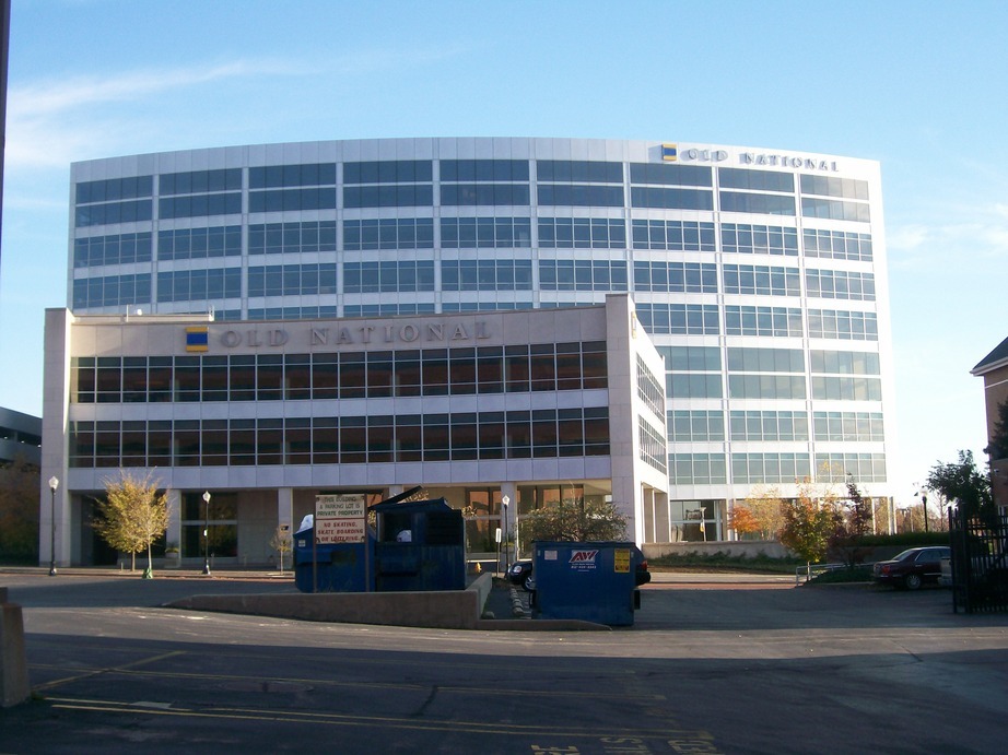Evansville, IN: Downtown Evansville: Old National Bank Headquarters bldg