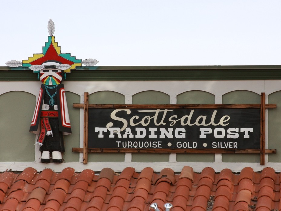 Scottsdale, AZ: Scottsdale Trading Post Sign