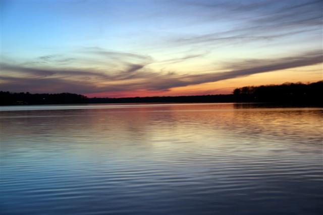 Mount Vernon, TX: Great sun sets on Lake Cypress Springs
