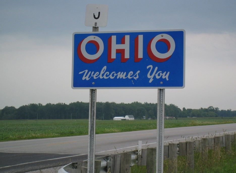 Antwerp, OH: Welcome to Ohio, Highway 24, Fall 2009