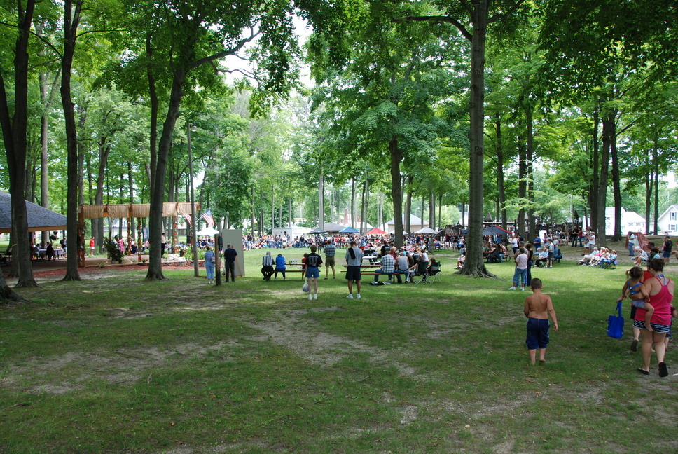 Lake Odessa, MI: Remembering our Veterans. Ceremonies in the park summer 2009