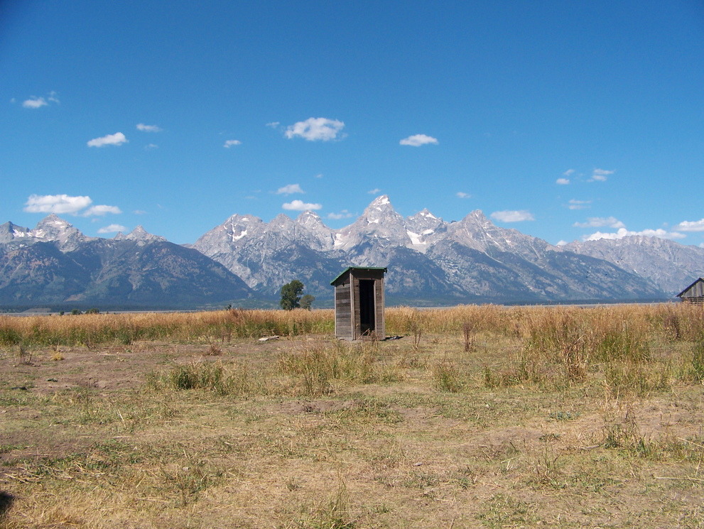 Jackson, WY: outhouse