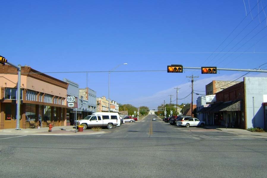 Lometa, TX: Lometa Main Street